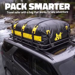Mockins Black/Yellow 20 ft³ Roof Cargo Bag 1 pk