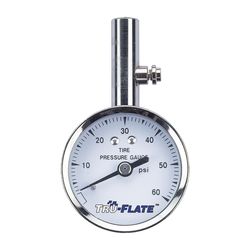 Tru-Flate 60 psi Dial Tire Pressure Gauge