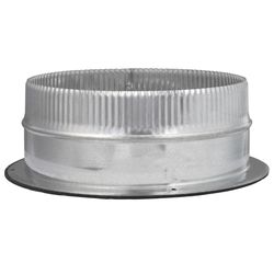 Imperial 10 in. D 26 Ga. Galvanized Steel Duct Start Collar
