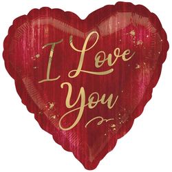 Anagram Balloons I Love You Rouge Foil Balloon 1 pk