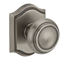 Baldwin Reserve Traditional Matte Antique Nickel Privacy Knob