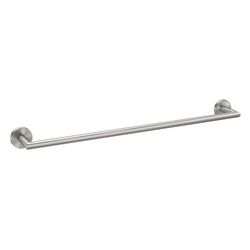Moen Arlys Brushed Nickel Silver Towel Bar 24 in. L Zinc