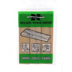 Nelson 1.5 in. W X 6 in. L Wood Shim 9 pk