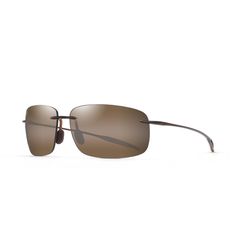 Maui Jim Breakwall Sunglasses Unisex Rootbeer Frame HCL Bronze Lens Polarized