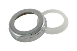 Plumb Pak Slip Joint Nut and Washer For Universal 1-1/2 x 1-1/4 in. Silver Diecast 1 pc