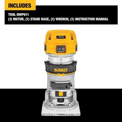 DeWalt 7 amps 1.25 HP Corded Compact Router Tool Only