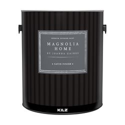 Magnolia Home by Joanna Gaines KILZ Satin True White Base 1 Paint + Primer Exterior 1 gal