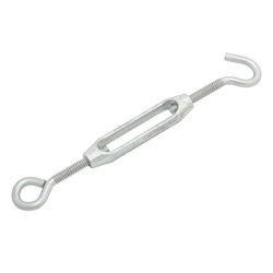 Hampton Zinc-Plated Aluminum/Steel 0.154 in. D Turnbuckle 70 lb 4 in. L