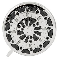 PlumbCraft Chrome ABS 6 settings Showerhead 1.8 gpm