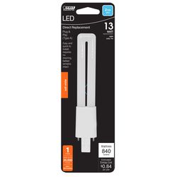 Feit Linear PL GX23 LED Tube Light Soft White 13 Watt Equivalence 1 pk