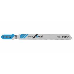 Bosch 3-5/8 in. High Carbon Steel T-Shank Jig Saw Blade 36 TPI 5 pk