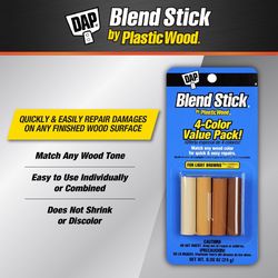 DAP Plastic Wood Light Browns Blend Sticks 0.86 oz