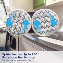 Bissell SpinWave Cleaning Pads For Steam Mop 2 pk