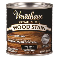 Varathane Premium Solid Golden Oak Oil-Based Urethane Modified Alkyd Wood Stain 1/2 pt