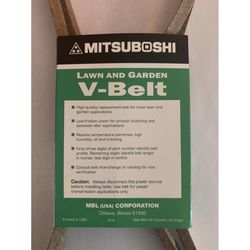 Mitsuboshi Super KB Standard Deck Drive Belt 0.63 in. W X 110 in. L For Riding Mowers