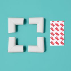 Regalo Gray Soft Rubber Corner Cushions 4 pk