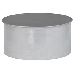 Imperial 5 in. D Galvanized steel Pipe End Cap