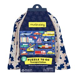Mudpuppy Puzzle to Go Multicolored 36 pc