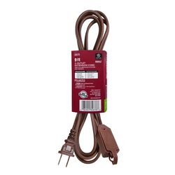Ace Indoor 9 ft. L Brown Extension Cord 16/2 SPT-2