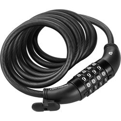 Retrospec Steel Cable Bike Locks Matte Black