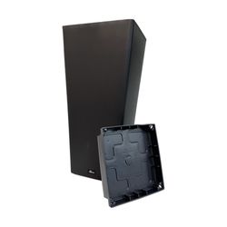 Algreen 27.7 in. H X 13 in. D Plastic Aventis Planter Black