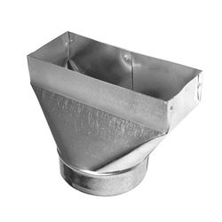 GAF Master Flow 4 in. D Galvanized Steel Register Box
