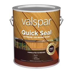Valspar Quick Seal Semi-Transparent Natural Cedar Oil-Based Alkyd Exterior Stain 1 gal