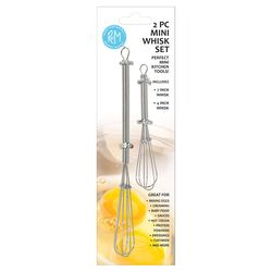 R&M International Corp Silver Chrome Mini Whisk