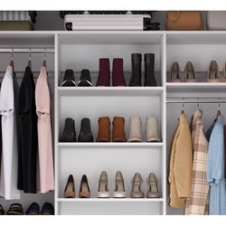 Easy Track Create Collection 5/8 in. H X 34.87 - 23.87 in. W X 14 in. L Wood Laminate Shelf Divider