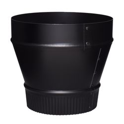 Imperial 8 in. D X 6 in. D Galvanized Steel Stove Pipe Reducer