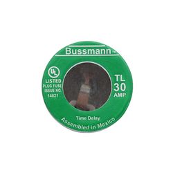 Bussmann 30 amps Time Delay Plug Fuse 4 pk