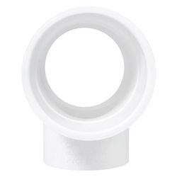 Charlotte Pipe Schedule 40 2 in. Slip X 2 in. D Slip PVC Reducing Tee 1 pk