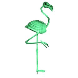 Seasons 34 in. Skeleton Flamingo Halloween Decor