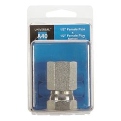 Apache Steel 1/2 in. D X 1/2 in. D Hydraulic Adapter 1 pk