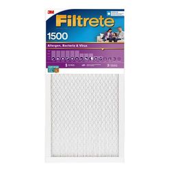 Filtrete 14 in. W X 30 in. H X 1 in. Synthetic 1500 MPR Pleated Ultra Allergen Filter 1 pk