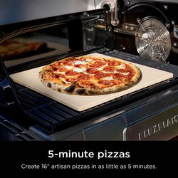 Ninja Artisan Ceramic Grill Pizza Stone 16 in. L X 16 in. W 1 pk