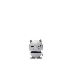 Hoptimist Animal Cat Decorative Figurine ABS Plastic/Steel 1 pk