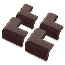 Dreambaby Brown Foam Corner Cushions 4 pk