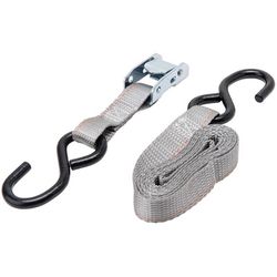Keeper 1 in. W X 6 ft. L Gray Tie Down 400 lb 1 pk