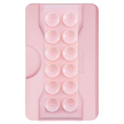 LoveHandle Pink Light Pink Suction Cell Phone Wallet For All Mobile Devices