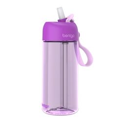 Bentgo 15 oz Purple BPA Free Bottle with Straw Cap