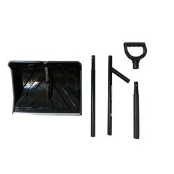 NoBendz 18 in. W X 55 in. L Poly Ergonomic Snow Shovel