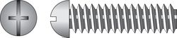 HILLMAN No. 10-24 Ga. X 4 in. L Combination Round Head Zinc-Plated Steel Machine Screws 100 pk