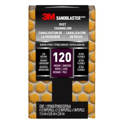 3M 4-1/2 in. L X 2-1/2 in. W X 1 in. 60 Grit Coarse Sanding Sponge