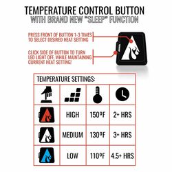ActionHeat L Long Sleeve Men's Full-Zip Heated Jacket Kit Black