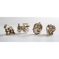UGears U-Fidget 3D Puzzle Model Wood Natural