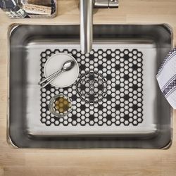 Spectrum Hexa 16 in. L X 0.5 in. W X 11.75 in. H Plastic Sink Mat