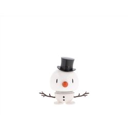 Hoptimist Snowman Decorative Figurine ABS Plastic / Steel 1 pk