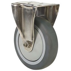 The Fairbanks Company 5 in. D Thermoplastic Rubber Rigid Caster 300 lb 1 pk