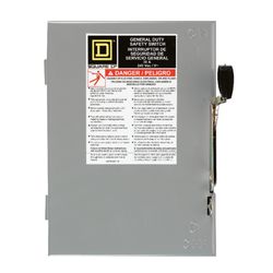 Square D 30 amps Dual Function 3-Pole Fuse Safety Switch